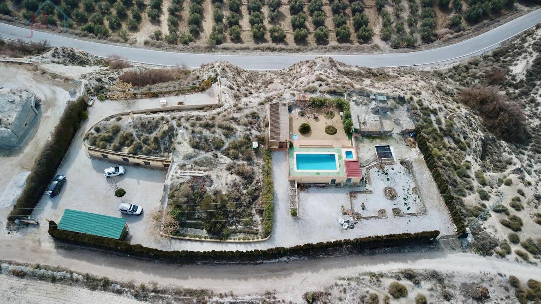 Villa Cueva El Monteron Cullar de Baza Esterno foto